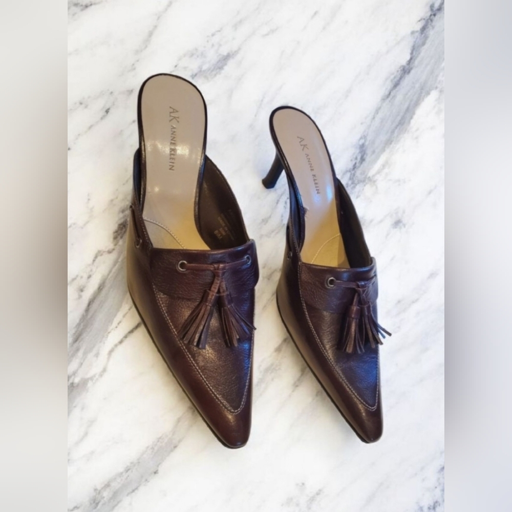 Anne Klein "DARYL" Tasseled Mules